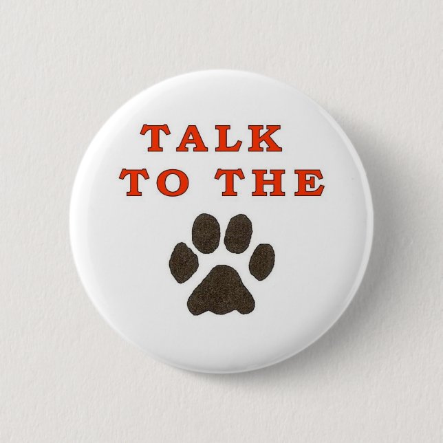 GESPRÄCH ZUR TATZE BUTTON (Vorderseite)