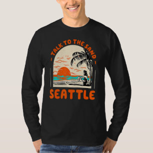 Gespräche mit dem Sand Seattle Beach Washington Oc T-Shirt