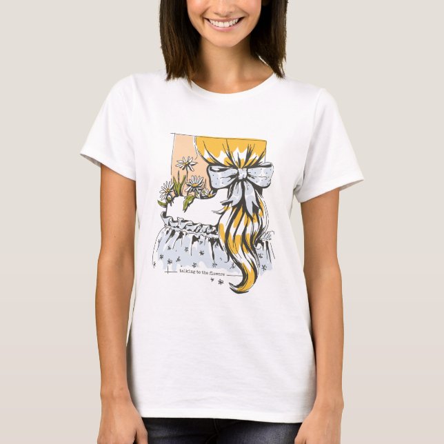 Gespräche mit den Blume Frauenanteil T-Shirt (Vorderseite)