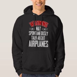 Gespräche über Flugzeuge Pilot und Luftfahrzeuge Hoodie