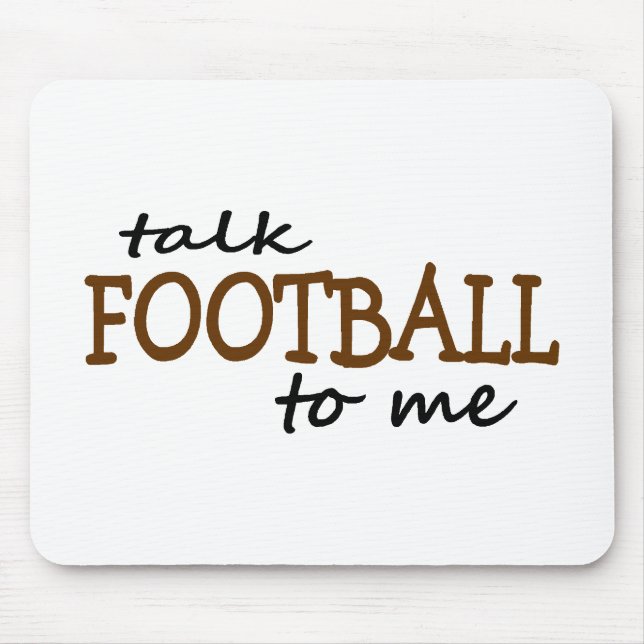 Gesprächs-Fußball zu mir Mousepad (Vorne)