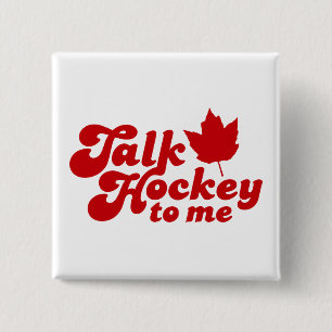 Gesprächs-Hockey zu mir Button