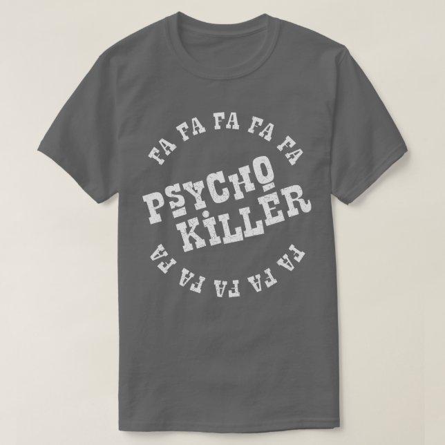 Gesprächsköpfe Killer bekümmert T-Shirt (Design vorne)