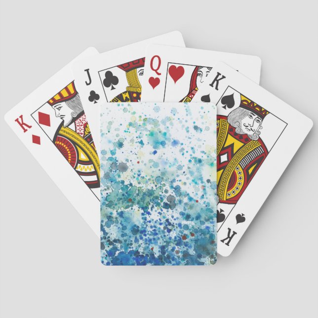 Gesprenkeltes Meer I Spielkarten (Rückseite)