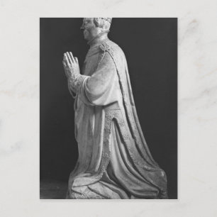 Gestalt des Betens der Gestalt von Duc Jean de Ber Postkarte