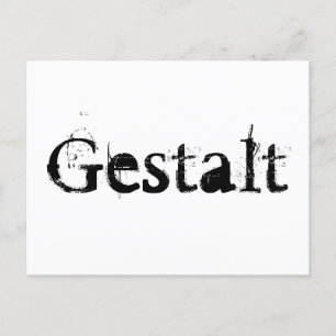 Gestalt Postkarte