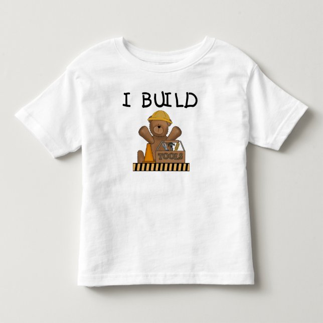Gestalt-T-Shirts und Geschenke des Bau-I Kleinkind T-shirt (Vorderseite)