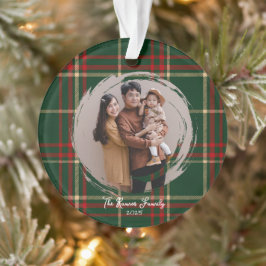 Gestaltbares Weihnachts-Foto Ornament