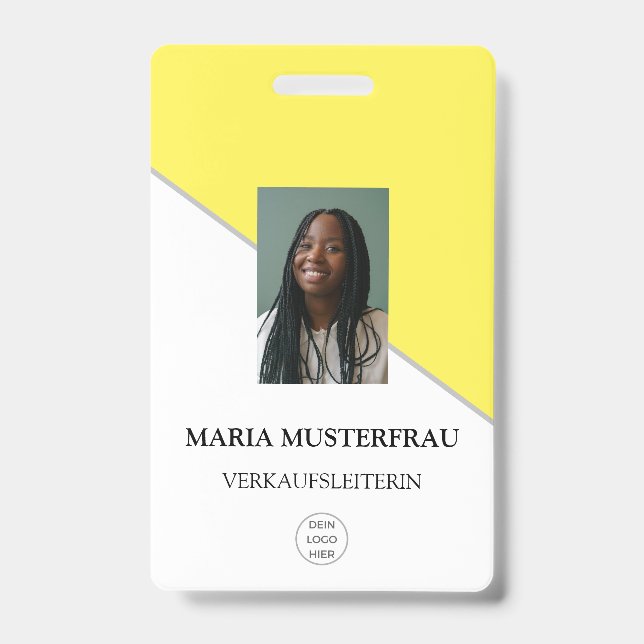 Gestalte Deinen Eigenen Ausweis (Vorderseite)