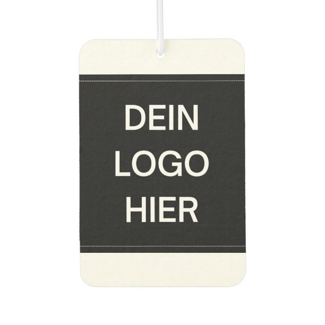 Gestalte deinen eigenen Duftbaum Autolufterfrischer (Vorderseite)