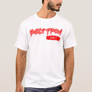 Gestalten aus Grit™ Red Letters reale Hustle alle T-Shirt