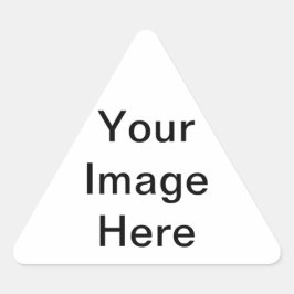 gestalten dreieckiger aufkleber