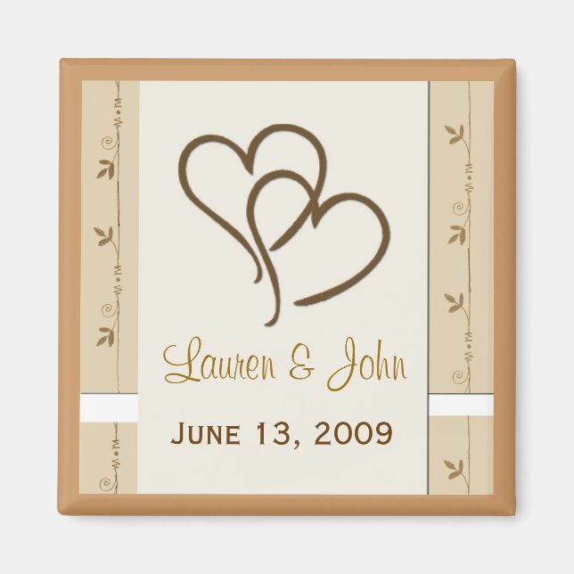 Gestalten Sie Ihr eigenes Save-the-Date... Magnet (Vorne)