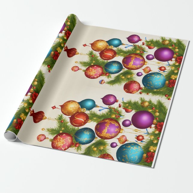 "Gestalten Sie Ihr eigenes Weihnachtswackelpapier! Geschenkpapier (Ungerollt)