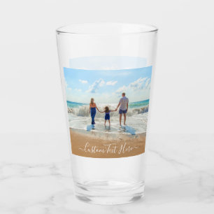 Gestalten Sie Ihr Fotoglas mit individuellem Textn Glas