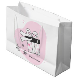 Gestalten Sie Ihre eigene Geschenkboxen & Schneefl Große Geschenktüte