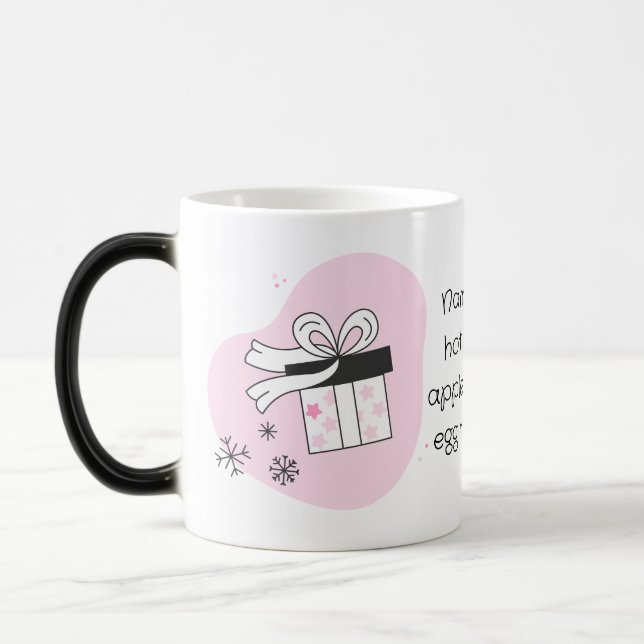 Gestalten Sie Ihre eigene Geschenkboxen & Schneefl Verwandlungstasse (Links)