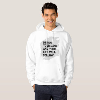 Gestalten Sie Ihre Tage... Männer Basic T-Shirt Hoodie