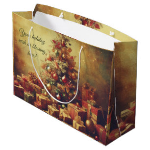 Gestalten Sie Ihren eigenen romantischen Weihnacht Große Geschenktüte