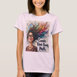 Gestalten Sie Ihren eigenen Weg für Frauen T-Shirt