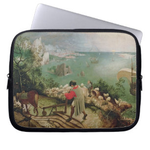 Gestalten Sie mit dem Fall von Ikarus, c.1555 Laptopschutzhülle