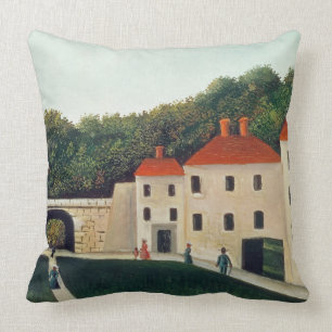 Gestalten Sie mit einem Bogen und drei Houses, Kissen