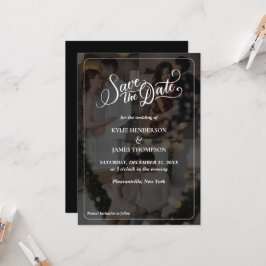 Gestalten Sie Save the Date Ihre eigene 3 FotoColl Einladung