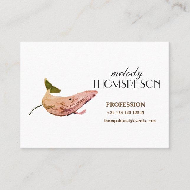 Gestaltet Visitenkarte (Vorderseite)