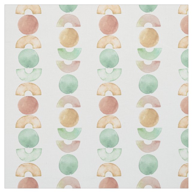 Gestaltete Aquarellformen Stoff (Muster)