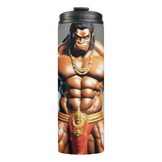 Gestaltete Gestalt eines stärkeren Gottes (Hanuman Thermosbecher