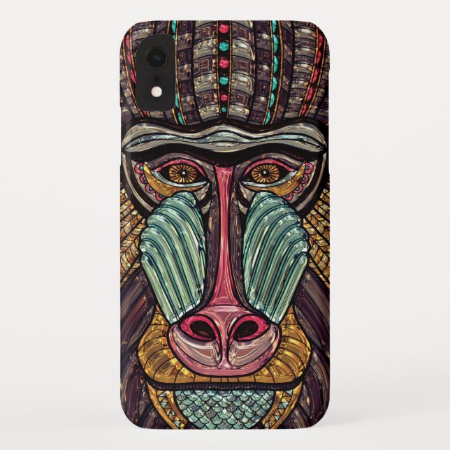 Gestaltete Glas-Babys aus afrikanischer Tierkunst Case-Mate iPhone Hülle (Rückseite)