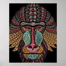 Gestaltete Glas-Babys aus afrikanischer Tierkunst