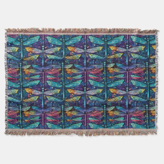 Gestaltete Glasslibelle Decke (Vorderseite)