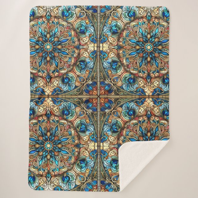 Gestaltete Glasverarbeitung Sherpadecke (Vorderseite)