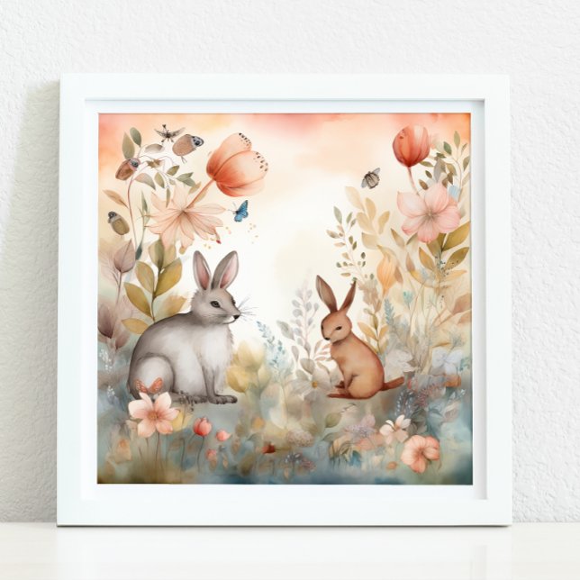 GESTALTETE HOLZDEKOR IM KINDERZIMMER POSTER (ENCHANTED WOODLAND NURSERY DECOR)