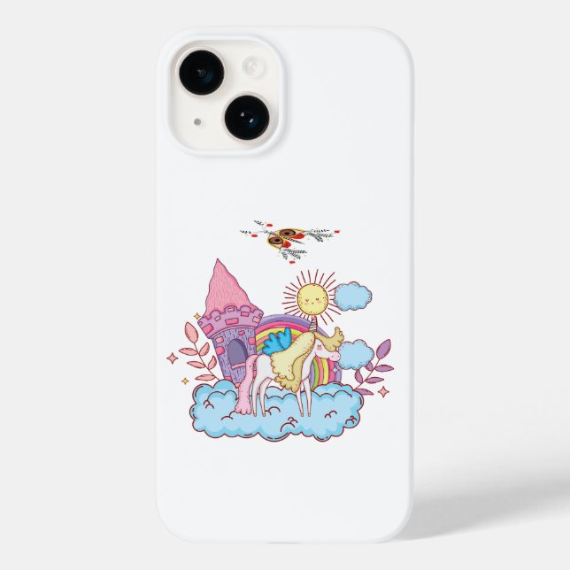 Gestaltete und spielerische Art Case-Mate iPhone 14 Hülle (Rückseite)