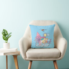 Gestaltete und spielerische Art Kissen
