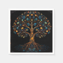 Gestalteter Glasmosaikbaum