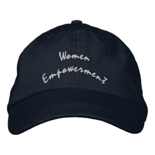 Gestalteter Text für Frauen Empowerment Bestickte Baseballkappe