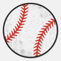 Gestaltetes, abgenutztes Vintage-Baseball-Motiv