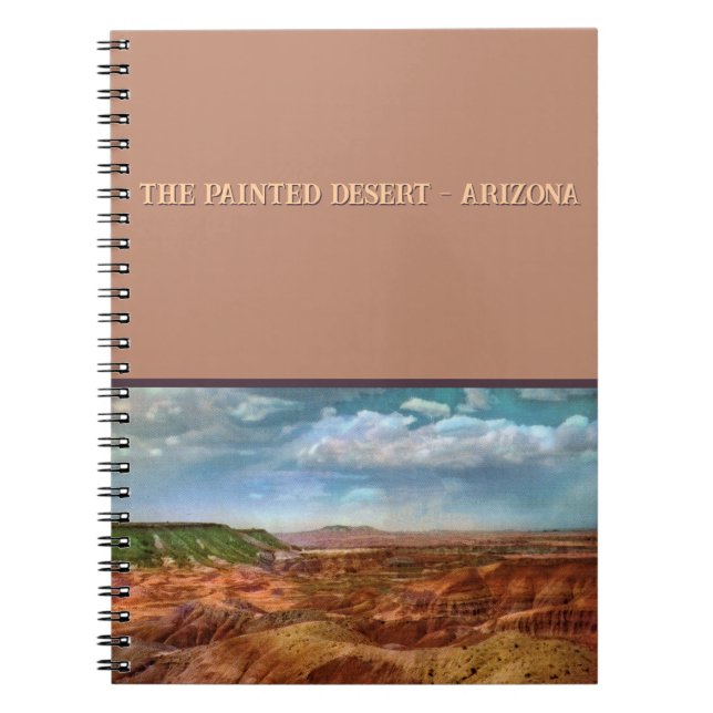 Gestaltetes Desert-Notebook Notizblock (Vorderseite)