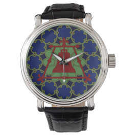 Gestaltetes Glas Raincross Fleur Design Armbanduhr