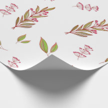 Gestaltetes Wildblumen-Wrap-Papier
