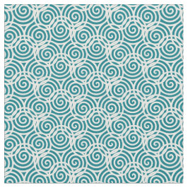Gestaltstoff aus weißem Dreifach-Spiral Stoff