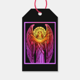 Gestaltter Glass Angel Geschenkanhänger
