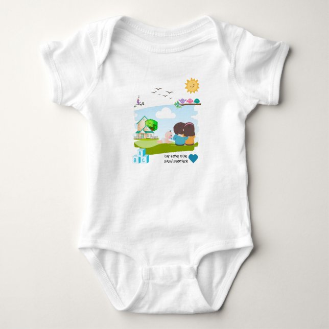 GESTALTUNG DER BABYSUIT-LIEBE BABY STRAMPLER (Vorderseite)