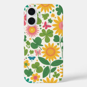 Gestaltung der Blume iPhone 16 Hülle
