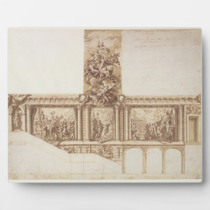 Gestaltung der Deckwände und der Treppe (Stift, br Fotoplatte