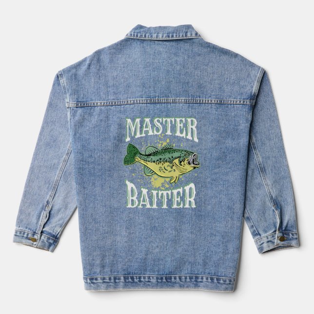 Gestaltung der Fischerei 5 Jeansjacke (Rückseite)