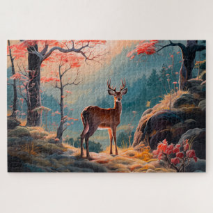 Gestaltung der Hirschwaldszene im Herbst